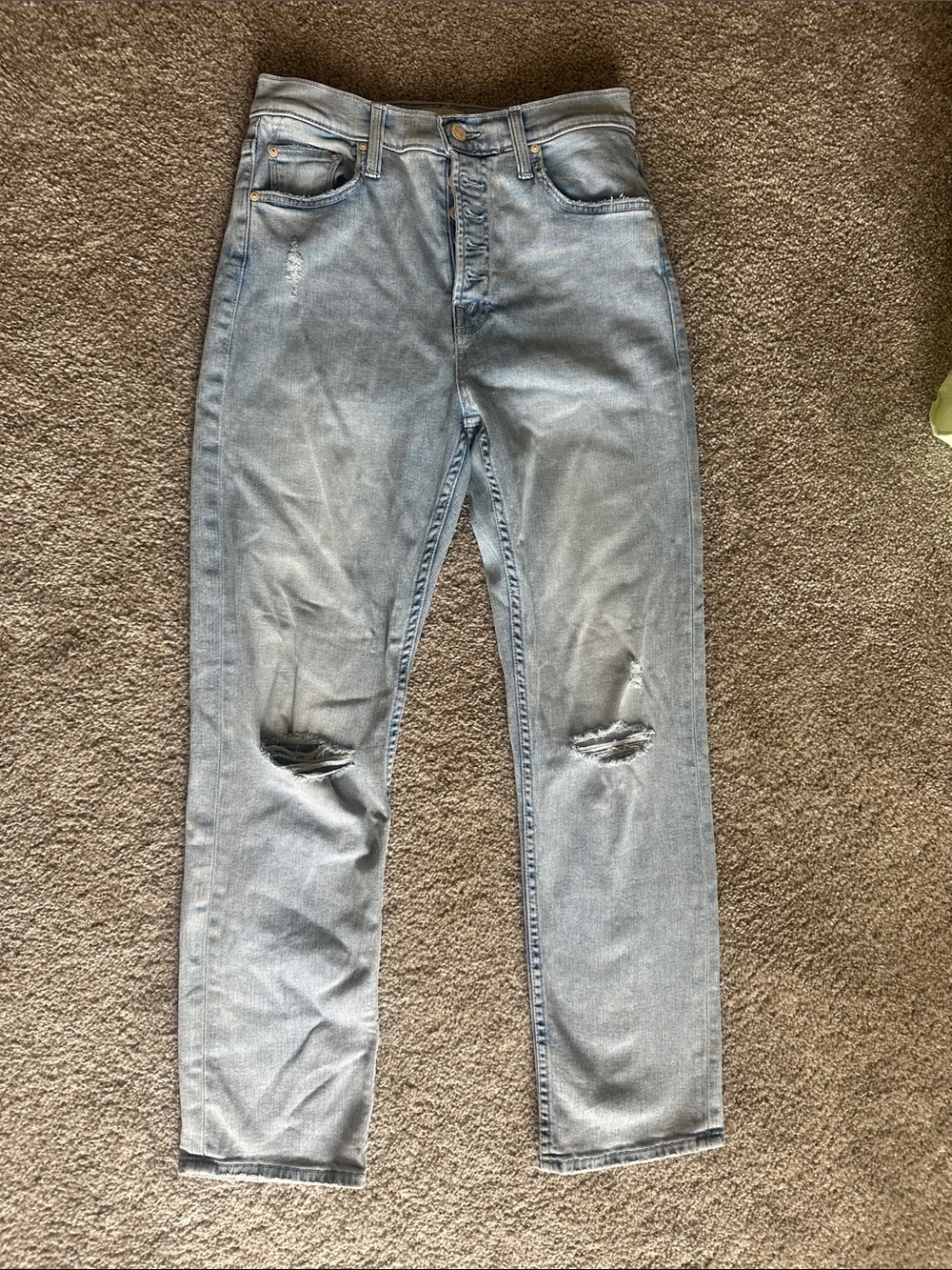 MOTHER pixie tomcat ankle jean